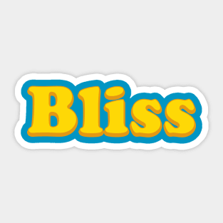 Bliss Sticker